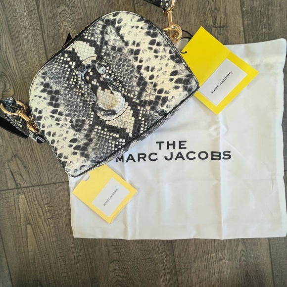 Marc Jacobs Shutter Snake Embossed Leather Crossbody Bag - Picture 2 of 6